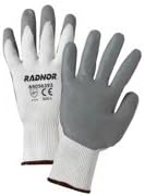 Radnor White Premium Foam Nitrile Palm Work Glove