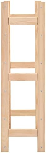 SKM 30 Bottle Wine Rack Pinewood Freestanding