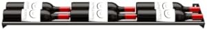 Ultra Wine Racks Showcase Cascading Row - Black Metal