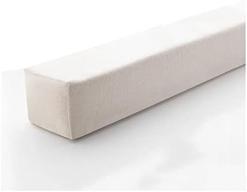 Long Bed Gap Filler Support Pillow Beige 20X8X80cm