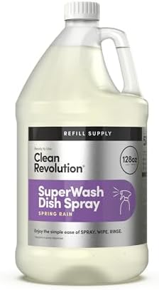 Clean Revolution Dish Spray Refill 128 Fl Oz