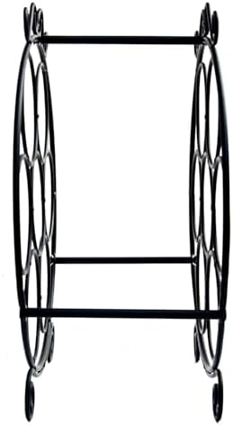 7-Bottle Iron Wine Rack for Countertop and Bar