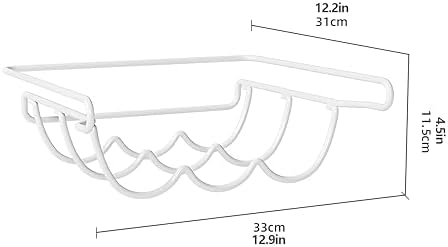Space-Saving Iron Wine Rack for Kitchen Storage