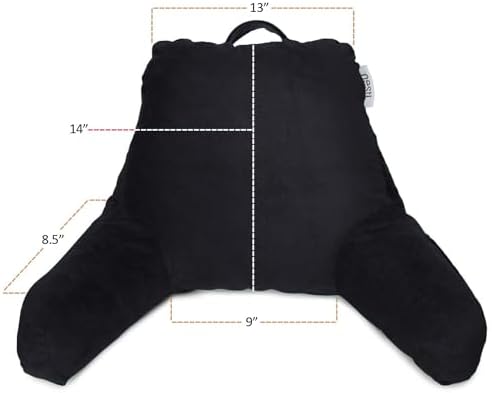 Nestl Reading Pillow with Laptop Desk - Black