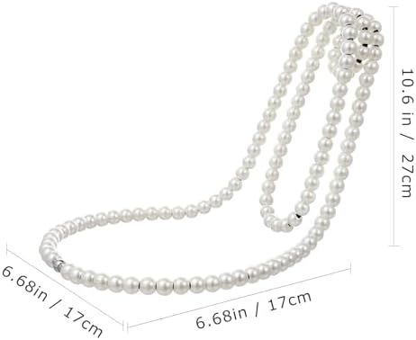 BESPORTBLE Pearl Necklace Wine Rack for Home Bar Decor