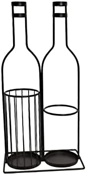 Duiaynke Freestanding Wine Rack with 2 Grids