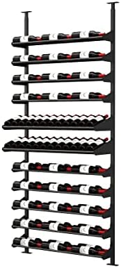 Ultra Wine Racks Showcase Bespoke Wine Display - Black 78 Bottle Storage