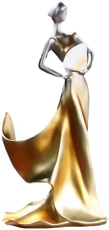 Resin Wine Bottle Holder with Dancing Girl Decor