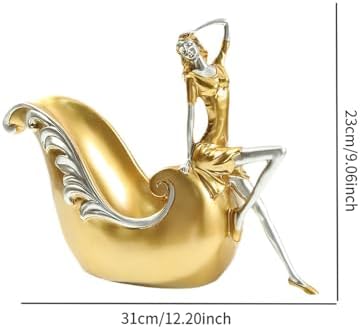 SiaBiced Tabletop Wine Rack with Lady Shape Design 1