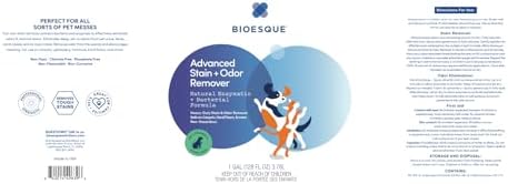 Bioesque Advanced Stain Odor Remover 1 Gallon Pack of 4 1