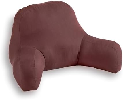 Greendale Home Fashions Cotton Duck Bed Rest Reading Pillow with Arms
