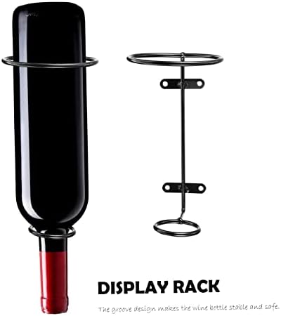 BIUDECO 6pcs Iron Wall Wine Racks