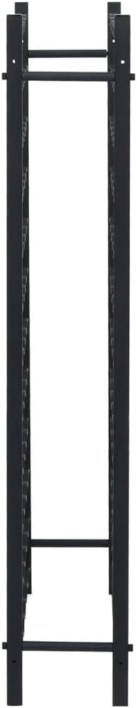 Freestanding Wine Rack for 72 Bottles Black Iron