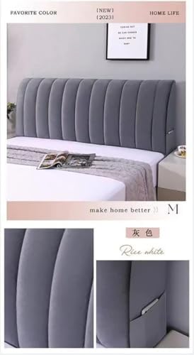 HACSYP Headboard Pillow Dark Gray 150x60cm