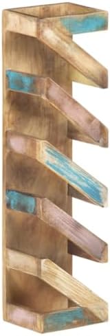 CUMYZO Wine Rack 5 Bottles Reclaimed Wood