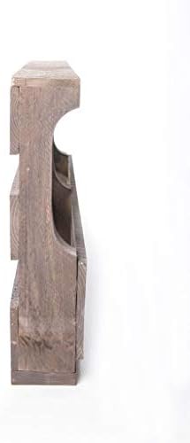 American WineKraft Rustic Wood Wine Rack 10 Bottle Capacity