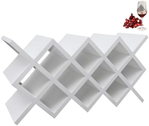 Generic 10-Bottle Freestanding Wooden Wine Rack