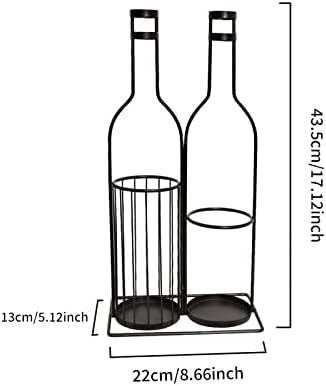 Duiaynke Freestanding Wine Rack with 2 Grids