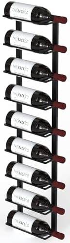 TheRackCo Wall Series - 9 Bottle Wine Rack with Opener