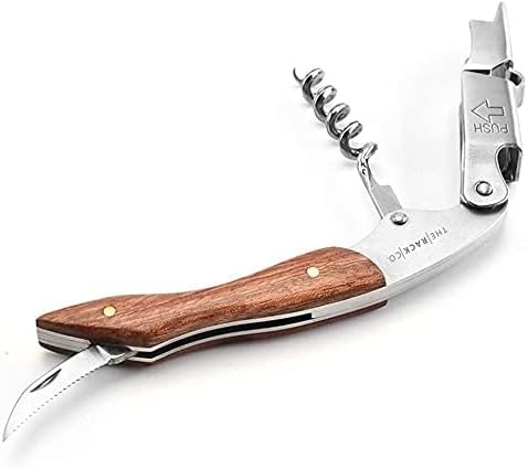 TheRackCo Wall Series - 9 Bottle Wine Rack with Opener