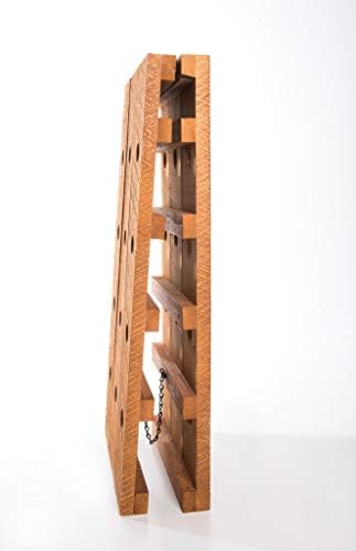 American WineKraft Rustic Wood Wine Rack 24 Bottle