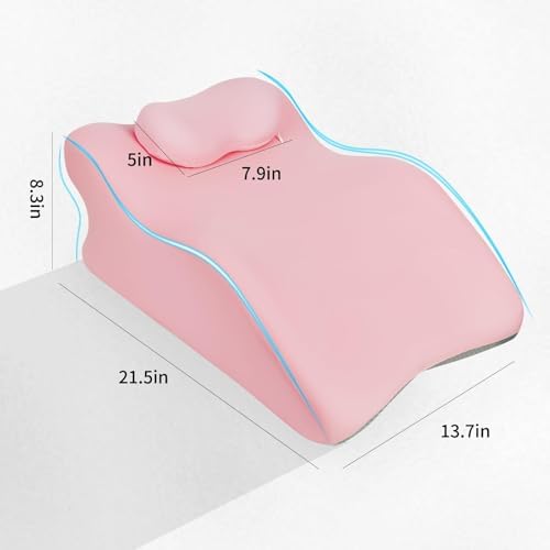 Relax Cush Pillow - Ergonomic Support for All Positions Pink
