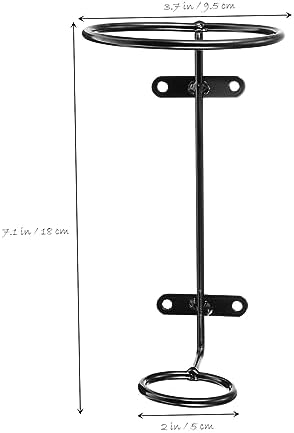 VOSAREA 6pcs Wall-Mounted Iron Wine Racks