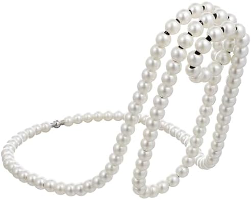 BESPORTBLE Pearl Necklace Wine Rack for Home Bar Decor