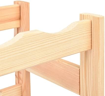 VRAXO 42 Bottle Pinewood Wine Rack