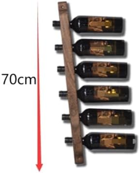 Wall-Mounted Wine Rack for Kitchen and Bar