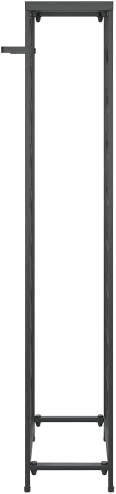 vidaXL 27-Bottle Wine Rack Black Wrought Iron