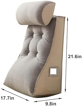 Reading Pillow for Bed Adult Detachable and Washable