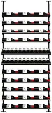 Ultra Wine Racks Showcase Bespoke Wine Display - Black 78 Bottle Storage