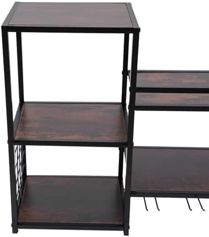 5-Tier Wall Mounted Wine Rack for 40 Bottles