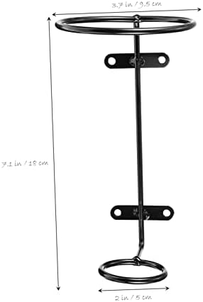 PRETYZOOM 6Pcs Wall Mounted Iron Wine Rack