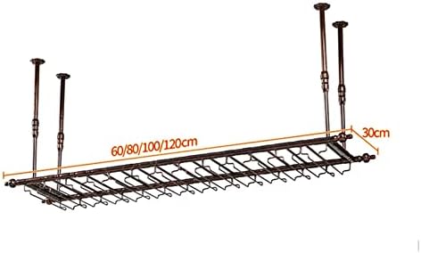 Hanging Wine Rack with Adjustable Height and Width