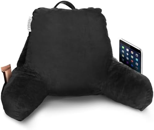 Nestl Reading Pillow with Laptop Desk - Black