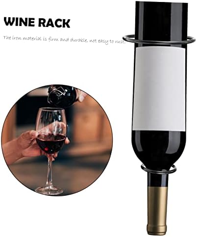 VOSAREA 6pcs Wall-Mounted Iron Wine Racks
