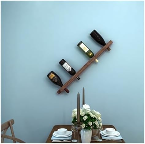 Wall-Mounted Wine Rack for Kitchen and Bar