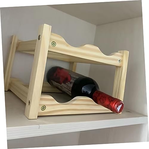 MAGICLULU Stackable Wine Display Rack for Living Room Bar