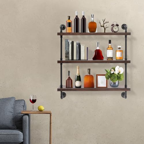 Bacacoo 397in Wall Mounted Wine Rack with LED Light 1