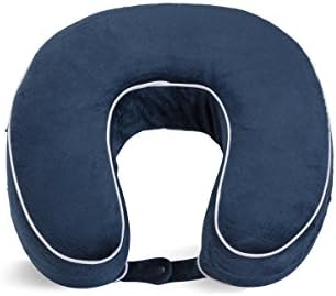 Wolf Essentials Soft Memory Foam Neck Pillow Navy