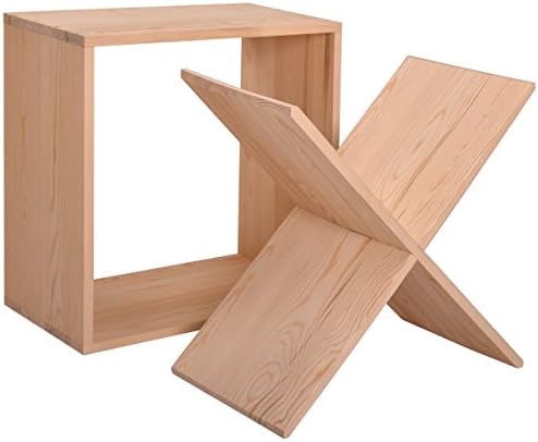 Sardoxx 24 Bottle Wine Rack Cedar Wood Cube Storage
