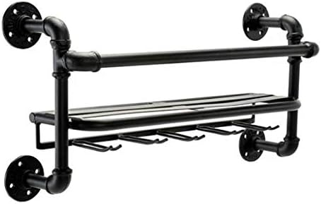 JLVAWIN Wall Mounted Wine Rack Organizer Black