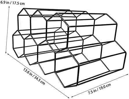 Cabilock 7-Hole Honeycomb Wine Display Stand