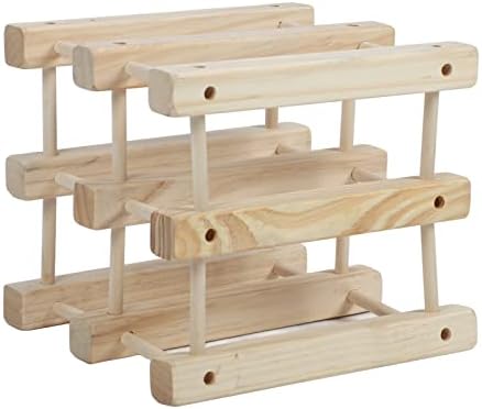 Pssopp Freestanding Wine Rack with 3 Tiers
