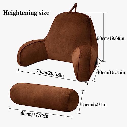 Comfort Reading Pillow with Neck Support Purple