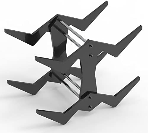 HUHAORAN2021 Tabletop Wine Rack Black