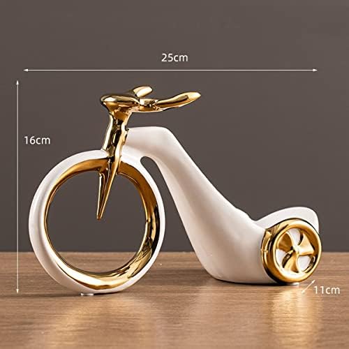 ZHIHESHOP Bicycle Wine Shelf White