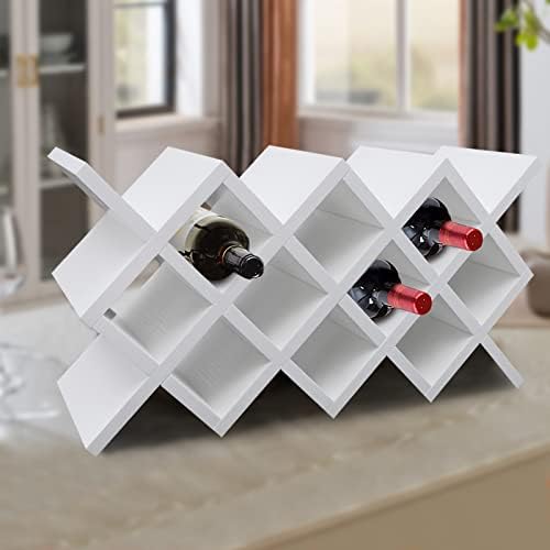 Generic 10-Bottle Freestanding Wooden Wine Rack